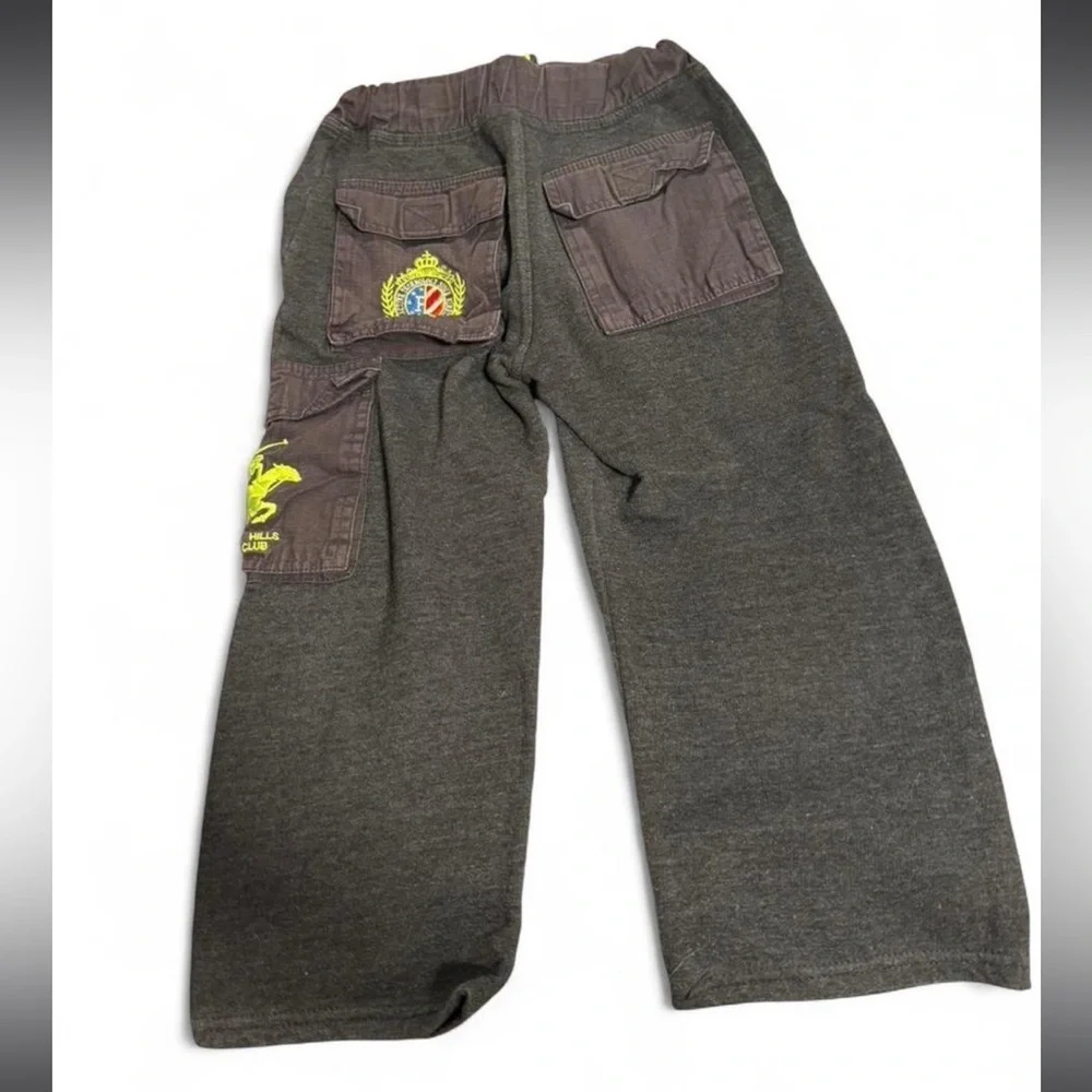 Beverly Hills Polo Club gray Pants with Green Logo